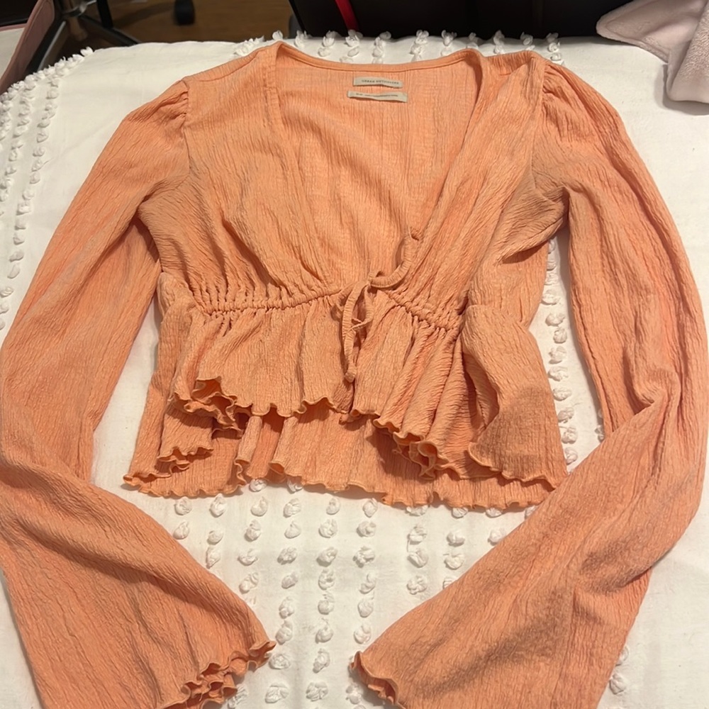 Urban Outfitters Orange Blouse